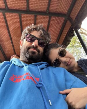 Anshula Kapoor Instagram - Hakuna Matata! First Safari together #BucketList