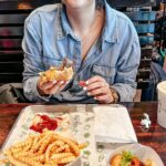 Anshula Kapoor Instagram – Anyone else do a happy dance while having their favourite meal? Or is it just me? 😋🕺🏽

Nothing can come close to @shakeshack 🫶🏽 
‘Shroom burger + peanut butter shake & crinkle cut fries. Life is set. My go to order. Happy dance must commence. 

(Sneakily captured in all my glory by @rohanthakkar1511 🤓)