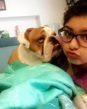 Anshula Kapoor Instagram - No matter how many times you experience the death of someone you love, It still doesn’t prepare you for the next time you loose someone. 

My bundle of joy, the happiest bulldog ever, the most loving, the most caring gol matol left us yesterday. It’s been a day and it still hasn’t sunk in. I don’t know how long it will take for it to hit me. Every loss hits hard, every loss knocks the wind out of you.. and you’re never prepared. 
We love you Max. Always and forever. I know mom Choco and Fubu will take good care of you on the other side. And I hope they keep you surrounded by an endless supply of peanut butter, chicken, dahi and apples. 

Thank you for loving us unconditionally, during our darkest times and during our best times. Home is not the same without you. Love you forever my Maxalulu 🤍♾️
