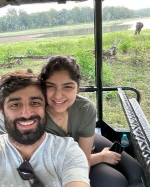 Anshula Kapoor Instagram - Hakuna Matata! First Safari together #BucketList