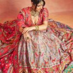 Anshula Kapoor Instagram - Felt like a princess in my first ever @mayyurgirotracouture lehenga 😍 and I low key can’t wait to wear it again!! Thank you @mayyurgirotra & @shereenlovebug for literally making my dreams come true hehe ✨ I legit have the best team 💖🧿 Makeup: @sabakhanmakeup Hair: @hairby_shivanik Styled by @shereenlovebug with @trishalalovebug Styling team: @riaasthana @snehhasuresh @jahnavi.kothari 📸 : @virajjoshiii Lehenga: @mayyurgirotracouture @mayyurgirotra Jewelery: @razwada.jewels