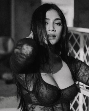 Anukreethy Vas Instagram - Elegance in every hue of black 🖤♠️♣️🃏
.
Shot by @kilaruness 📸 
.
.

#MonochromeMagic #BlackIsBeautiful #SensualStyle #ElegancePersonified #MonochromeGlam #BoldAndBeautiful #BlackOutfitGoals #TimelessElegance #ShadowPlay #GlamourShot #FashionistaVibes #PortraitPerfection #AllureInBlack #CaptivatingContrast #SultryGoddess #InstaChic #NoirBeauty #FashionGoals
#anukreethyvas #kollywood #kollywoodcinema #kollywoodactress #tollywood #tollywoodactress #trending