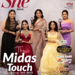 Anukreethy Vas Instagram – Empowered and shining bright! ✨ 
Honoring the incredible women of Kollywood on the movie cover of SHE ( @she_india ) magazine – where talent meets grace. Here’s to the powerhouses who conquered the season ( @she_awards ) and left us in awe. Edition on Digital Stands from December 24th, 2023.
.
.
.
In the Cover 
(from Left to Right) : @raveena1166 @anukreethy_vas
#dusharavijayan @namita.krishnamurthy
@teju_ashwini
.
.
Magazine : @she_india
Founder : @its.manikandan
Photographed by : @balakumaran.19
Curated by : @deekshitanikkam
Equipment Partner : @nikonindiaofficial 
Sponsored by : @lakshmikrishna_naturals
.
.
.
🌟🎬 Cheers to #WomenInPower , cheers to #womenincinema