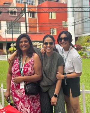 Anupama Gowda Instagram - KCC day with my people and you lovely audience =fun ♥️

Outfit : @zara (so many asked me about this fit ) 

@_raaghava 
@tejukranthi 
@krishithapanda