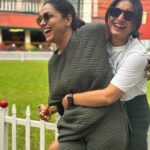 Anupama Gowda Instagram - KCC day with my people and you lovely audience =fun ♥️ Outfit : @zara (so many asked me about this fit ) @_raaghava @tejukranthi @krishithapanda Bangalore, India