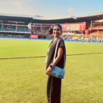 Anupama Gowda Instagram - KCC day with my people and you lovely audience =fun ♥️ Outfit : @zara (so many asked me about this fit ) @_raaghava @tejukranthi @krishithapanda Bangalore, India