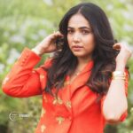 Anupama Gowda Instagram - 🧡🧡🧡 Outfit: @kalasthreebytejaswinikranthi Styling : @tejukranthi Assisted by : @khushi_jagadisha PC: @raghavstudios
