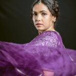 Anupama Gowda Instagram - Say it all with your eyes 👀 Outfit: @aura_oofficial Styling: @tejukranthi Assisted by : @khushi_jagadisha Jewellery: @abarantimelessjewellery Makeup: @makeover_by_rohiniaarya Hairstyle: @makeoverwith_vandana PC: @raghavstudios