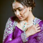 Anupama Gowda Instagram - Say it all with your eyes 👀 Outfit: @aura_oofficial Styling: @tejukranthi Assisted by : @khushi_jagadisha Jewellery: @abarantimelessjewellery Makeup: @makeover_by_rohiniaarya Hairstyle: @makeoverwith_vandana PC: @raghavstudios