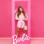 Anusha Dandekar Instagram - She ain’t done yet… 💕 My incredible Barbie Crew: Photos: @shrutisbagwe 💖 Styling: @shereenlovebug 💖 Hair: @nidapatel @aysha_hooda @watercoloursalon 💖 Cropped Sequin blazer and shorts- @shopmonokrom 💖 Bodysuit: @hm 💖 Bag: @detach_accessories 💖 Shoes: @houseofprisca_ 💖 My main man: @mithun.gole 💖 Big thanks to: @maliniagarwal 💖 #barbie #fever