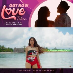 Anusha Dandekar Instagram - VIDEO 🚨 ALERT we are live now on @muzikoneglobal YT channel! Also streaming on all platforms! Go check it guys…super cute love song from us to u…our LOVE TOKEN!! 

@vjanusha x @manjmusik

Music @djupsidedown 
Video @theclassymonkey 
Mix Master @karlxflow 
Copyrights @muzikoneglobal