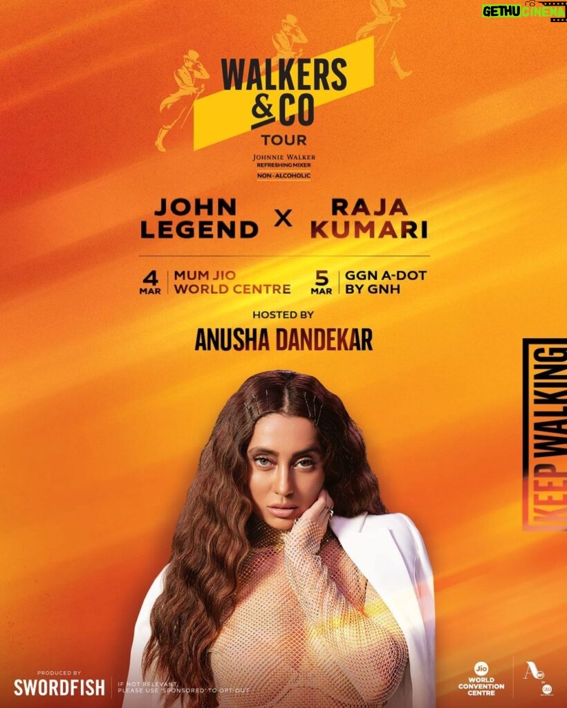 Anusha Dandekar Instagram - Are you ready for a Legendary night… 🧡 In the field of entertainment I am always happy to to do what I fell in love with first… Host… 🎤 See you onstage ❤️