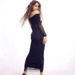 Anusha Dandekar Instagram - Come see behind the curtain… 🪄 Or just swipe left… 🖤😉 Photographer: @shruu_t Outfit: @miakee.official Accessories: @janvisachdevadesign @offbeatmediain Styling: @khyatibusa Hair: @mithun.gole