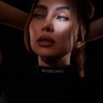 Anusha Dandekar Instagram - I can tell… 🖤 Photo: @jagan_khursule Outfit: @balenciaga Hair: @mithun.gole