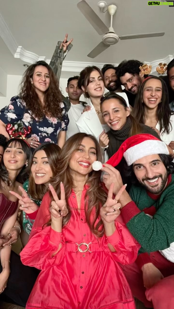 Anusha Dandekar Instagram - Family comes in so many different ways… Merry Christmas from the most loving chosen family I have…✨ Some old and some new, Thankyou for being in my life, I love you like my very own, so completely and true…❤️
