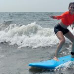 Anusha Dandekar Instagram - Surfs up 🏄‍♀️ ✌🏽 Ps. My body is still recovering 🫠 #brutal but #amazing If you want to go for lessons in Goa msg @jack.surfschool they are so great!