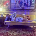 Anusha Dandekar Instagram - If you can’t be at the match live, the couch is the next best seat in the house… luckily I was just posing before I got to the stadium in Qatar! Sooo good! Grateful.☺️ @adidasindia #impossibleisnothing 🤍