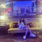 Anusha Dandekar Instagram - If you can’t be at the match live, the couch is the next best seat in the house… luckily I was just posing before I got to the stadium in Qatar! Sooo good! Grateful.☺️ @adidasindia #impossibleisnothing 🤍