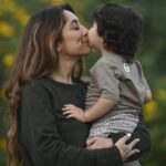 Anusha Dandekar Instagram - The two of us at 2! 😍🥹❤️ My Sa Bear, I can’t believe you are 2! You are such a bright light, so kind, so clever and so generously giving, a natural junglee, always one with the animals because your soul is as pure as theirs annnd you are an absolute cartoon, my little cutie pie… I love you more than you & I will ever know… I thank @zohajung every single day for bringing you into my life. Always forever ✨ @thebackwatersanctuary 🤎❤️🤎 Beautiful pictures by: @abdulshez
