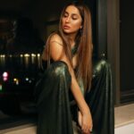 Anusha Dandekar Instagram - You had a busy day today…🕺🏻 🎶 Photographer: @shrutisbagwe 💚 Outfit: @gavinmiguelofficial 💚 Shoes: @jimmychoo 💚 Accessories: @curiocottagejewelry 💚 Hair: @watercoloursalon @aysha_hooda @createintoexistence 💚 Makeup: me💚 Management: @hcmediamgmt @hansichika @muskaan__k 💚