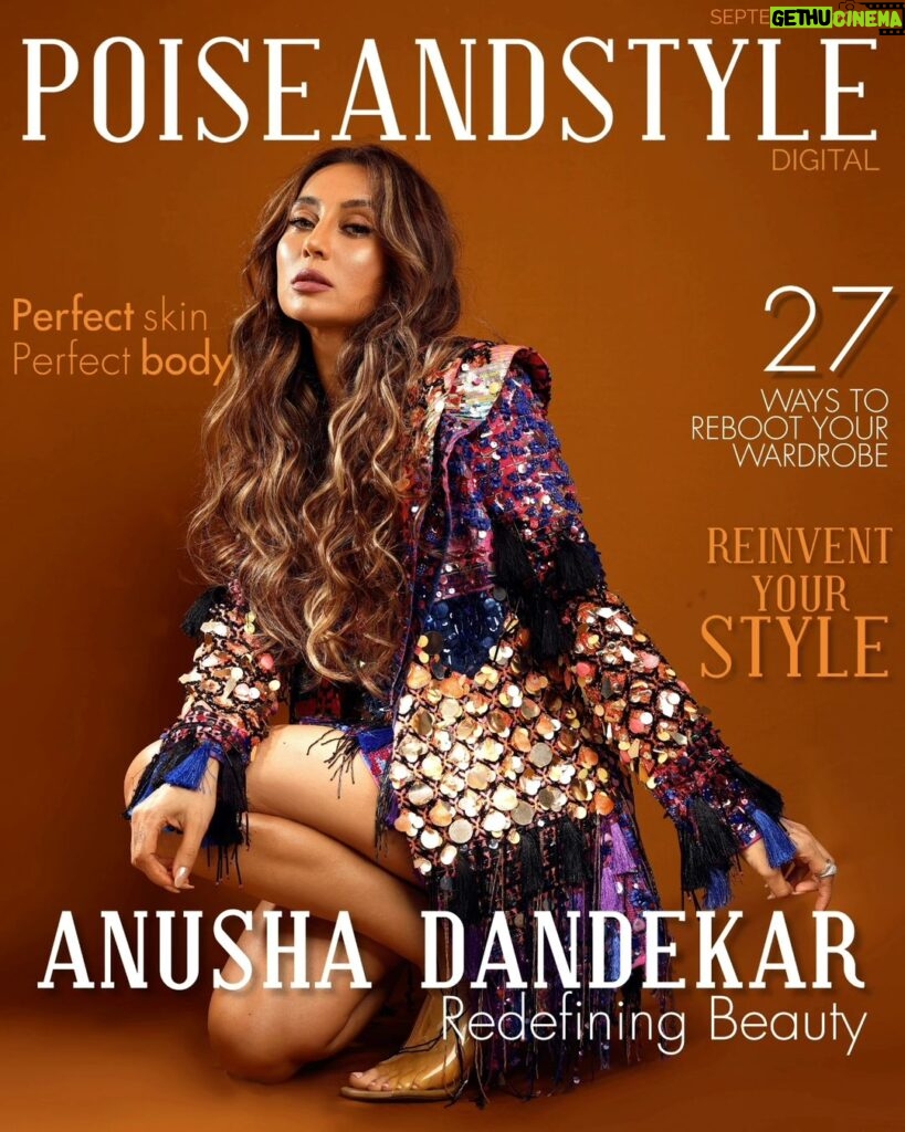 Anusha Dandekar Instagram - Anusha Dandekar truly Redefining Beauty on PoiseandStyle's September Cover 👗 Outfit: Diffuse by @manishmalhotra05 Photographer: @shrutisbagwe Styling: @khyatibusa Makeup: @anishaachhabriamakeup Hair: @reenaduttahairstylist Assisted by: @mithun.gole Artist PR: Ritu Devnani @butterflycomm.in Co-ordinated by: @nadiiaamalik . . #anushadandekar #poiseandstylemag #coverstar #covershoot