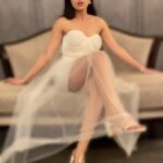 Anushka Kaushik Instagram - Now the groom may kiss the bride 👰‍♀️ . . 👗: @binita_budathoki 🥰@twaritanagar 😘 📸: @hardikgambhir 🎥: @aayush13chhabra . #groom #bride #bridetobe #bridedress #kiss #mood #lighting #outfitoftheday #ootd #hairmakeup #anushkakaushik St. Regis Hotel