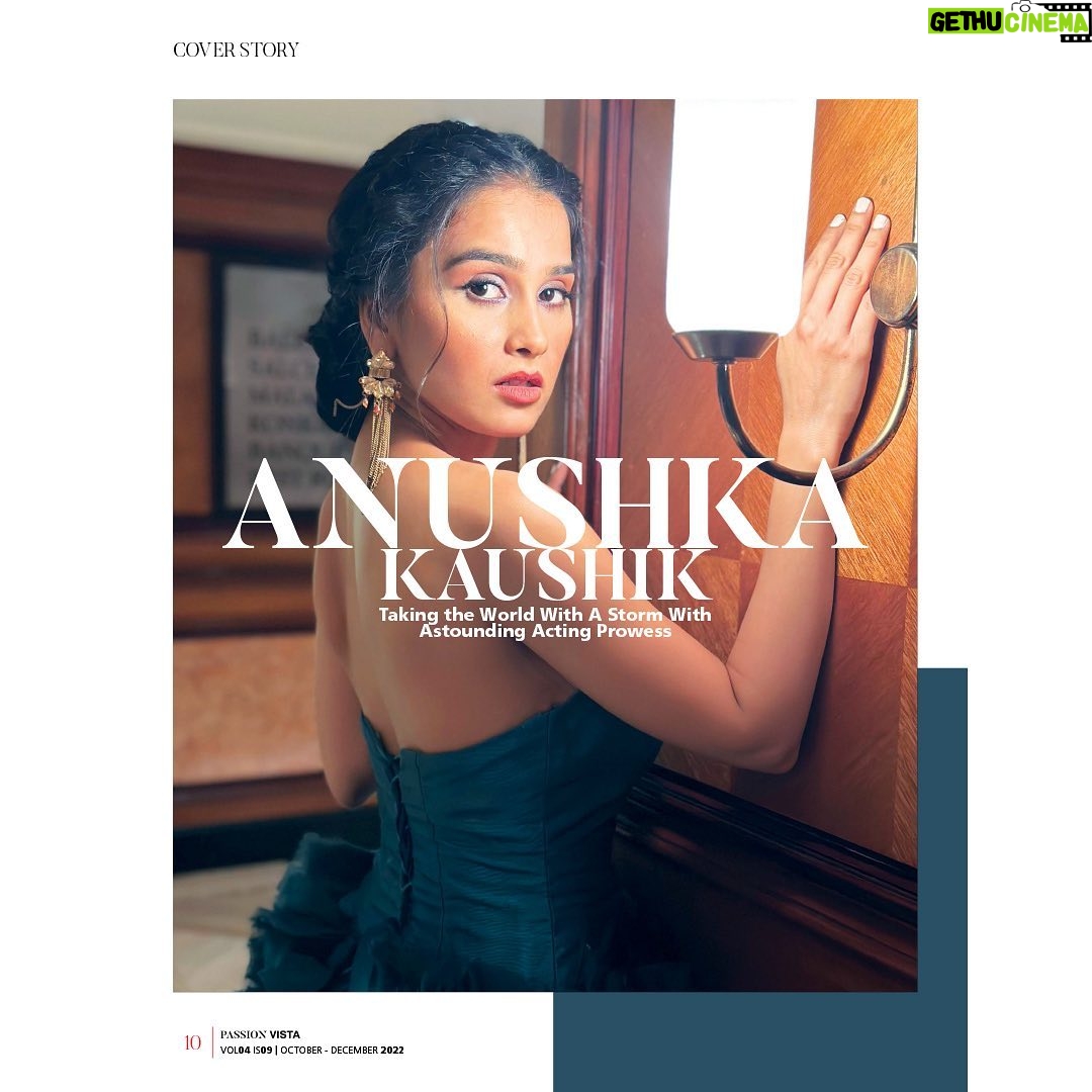 Anushka Kaushik Instagram - Yeah! This also happened today 🕉️💖 . . . It was a lovely experience @passionvista Special thanks to @drgdsingh 🌼 @urvi_shah_893 . . . #magazine #magazinecover #magazineshoot #magazinedesign #magazines #collaboration #collab #collaboration #anushkakaushik Mumbai, Maharashtra