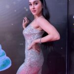 Anushka Kaushik Instagram - A dream 💭 . . . . Mua: @upasana.chh__ ❤️‍🔥 Outfit: @kritikkaavasthi 💋🕉️ Heels: @bhagya_shree_gupta 🥹💃 . #dreamers #dreamer #dreaming #itaawards2022 #dressup #glittermakeup #dressed #bestdressed #showtime #anushkakaushik Film City
