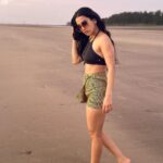 Anushka Kaushik Instagram - Always a water baby 🌊 . . 🕶️: @accessorizeindiaofficial . #beachside #beachvibes #beachlife #beachday #beachwear #waterbaby #anushkakaushik Alibaugh