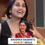 Anushka Kaushik Instagram – @reel_anushka ‘s mimicry skills are so on point; they’ll wow you. Watch Full Podcast on our YT Channel. 
.
.
.
#dayaben #tmkocvideos #kanganaranaut #digitalcommentary #anushkakaushik