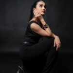 Anushka Kaushik Instagram - Black is my happy color ✔️ . . Studio : @filmygyan Captured by : @anshul.varshney_ Edit by: @amirkhan_editz HMU by: @upasana.chh__ Styled by : @ruchitasharma27 . . #black #blacklove #bnw #bnwmood #bnwphotography #blackandwhitephoto #blackandwhiteonly #photoshoot #photoshooting #photoshootday #modelshoot #modeling #studioshoot #studioshooting #anushkakaushik