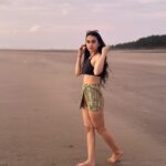 Anushka Kaushik Instagram - Always a water baby 🌊 . . 🕶️: @accessorizeindiaofficial . #beachside #beachvibes #beachlife #beachday #beachwear #waterbaby #anushkakaushik Alibaugh