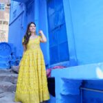 Aparna Dixit Instagram - 💙 Wearing @purvisethiacouture Jewellery @miranabymegha Styled by @yourstylistforever Clicked by @omshantiomstudio Jodhpur D Blue City