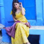 Aparna Dixit Instagram - 💙 Wearing @purvisethiacouture Jewellery @miranabymegha Styled by @yourstylistforever Clicked by @omshantiomstudio Jodhpur D Blue City