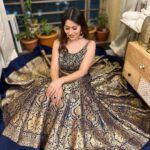 Aparna Dixit Instagram - Ohh so pretty!! . Wearing @datetheramp Styled by @yourstylistforever Jewellery @miranabymegha HMU @makeupstorybyroma