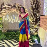 Aparna Dixit Instagram – Six yards of elegance. ✨ 
To finally learning how to drape my own saree♥️