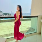 Aparna Dixit Instagram - 🌹 Wearing @labelsimrankatyal Earrings @cherryblossoms.designs Styled by @yourstylistforever TAJ Exotica Resort and spa, the Palm Dubai