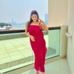Aparna Dixit Instagram - 🌹 Wearing @labelsimrankatyal Earrings @cherryblossoms.designs Styled by @yourstylistforever TAJ Exotica Resort and spa, the Palm Dubai