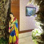 Aparna Dixit Instagram – Six yards of elegance. ✨ 
To finally learning how to drape my own saree♥️