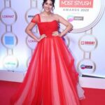 Aparna Dixit Instagram - 🌹 Outfit @datetheramp Styled by @yourstylistforever Outfit PR @littlepuffsofhappiness ofhappiness Earrings @putstyle07 Makeup @smitartist Hair @nidhiiigada