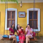 Aparna Dixit Instagram - A tale of beautiful walls and four friends, yummy dinner with no ends failed attempt of following trends and issues that our laughter mends. ♾️🤍 #pondicherry Pondicherry