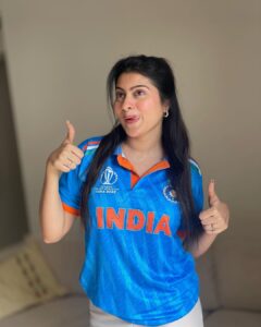 Aparna Dixit Instagram - We ready 🇮🇳 All the best to our team 🧿♥️ With you in it 🫶🏻 Jai Hind #worldcup2023 #worldcupfinal #india #indiancricketteam