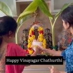 Archana Chandhoke Instagram - Hope you had a blessed day…”Happy Vinayagar Chathurthi - From our family to yours” ❤️ #ganeshchaturthi #vinayagar #vinayagarchathurthi #festival #family #blessed Chennai, India