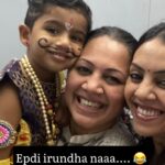 Archana Chandhoke Instagram - Epdi irundha na ipdi aaitten…. 😂😂😂 Bahubali vs. Pulikesi 😂 Behind the scenes of the fancy dress competition that happened at Aaru’s school @swrlacademy 😄 Thanks @archanachandhoke for curating the perfect look (both before & after) 😂😂😂 #toddler #toddlerlife #toddleractivities #fancydress #playschool #playschoolactivities #momblogger #mominfluencer #motherhood #toddlermom Chennai, India