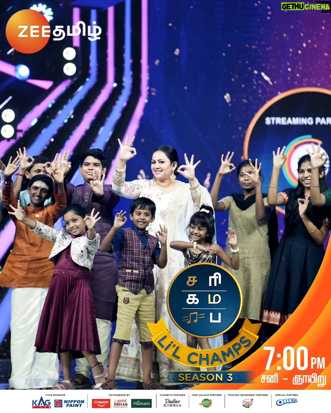 Archana Chandhoke Instagram - 👌🏻Just Say👌🏻...!!! Saregamapa Lil Champs | Dedication Round | Saturday and Sunday at 7pm. #SaregamapaLilChamps3 #SaregamapaLilChamps #Abhirami #Saindhavi #SriNivas #VijayPrakash #Snehan #Archana #Kavina #Sathvik #DhakshithaSree #Asanni #Kilmisha #Nishanth #Praveen #SathishAndBand #ZeeTamil