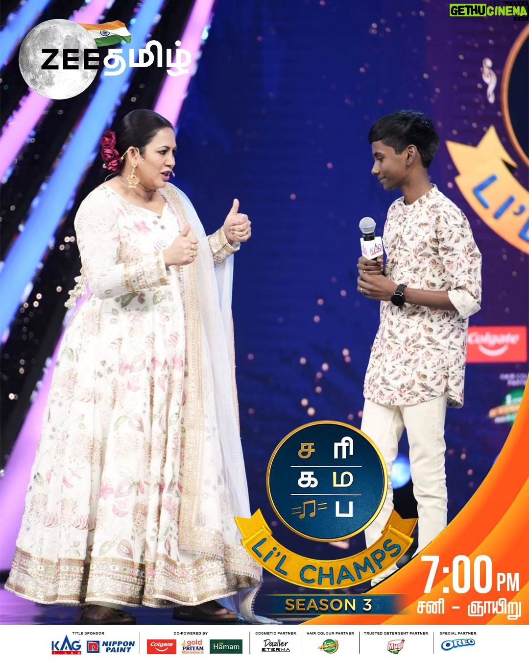 Archana Chandhoke Instagram - Are You Excited For The Weekend...???🕺🏻❤🔥 Saregamapa Lil Champs | Dedication Round | Saturday and Sunday at 7pm. #SaregamapaLilChamps3 #SaregamapaLilChamps #Abhirami #Saindhavi #SriNivas #VijayPrakash #Snehan #Archana #SathishAndBand #RaghavPrasad #ZeeTamil
