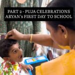 Archana Chandhoke Instagram - PART 2 - Celebrating “Baby Aryan’s First Day - Puja at home and School” 🙏 Did you do it too for your kids? 😃 This puja is an auspicious beginning of education and learning dedicated to Goddess Saraswathi ♥️🙏 #school #playschool #firstdaytoschool #toddlerlife #toddlermom Chennai, India