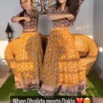 Archana Chandhoke Instagram - Navarathri special - When Dholida meets Dakla ❤️ We going with the trend @zaaravineet.offl #trendingreels Chennai, India