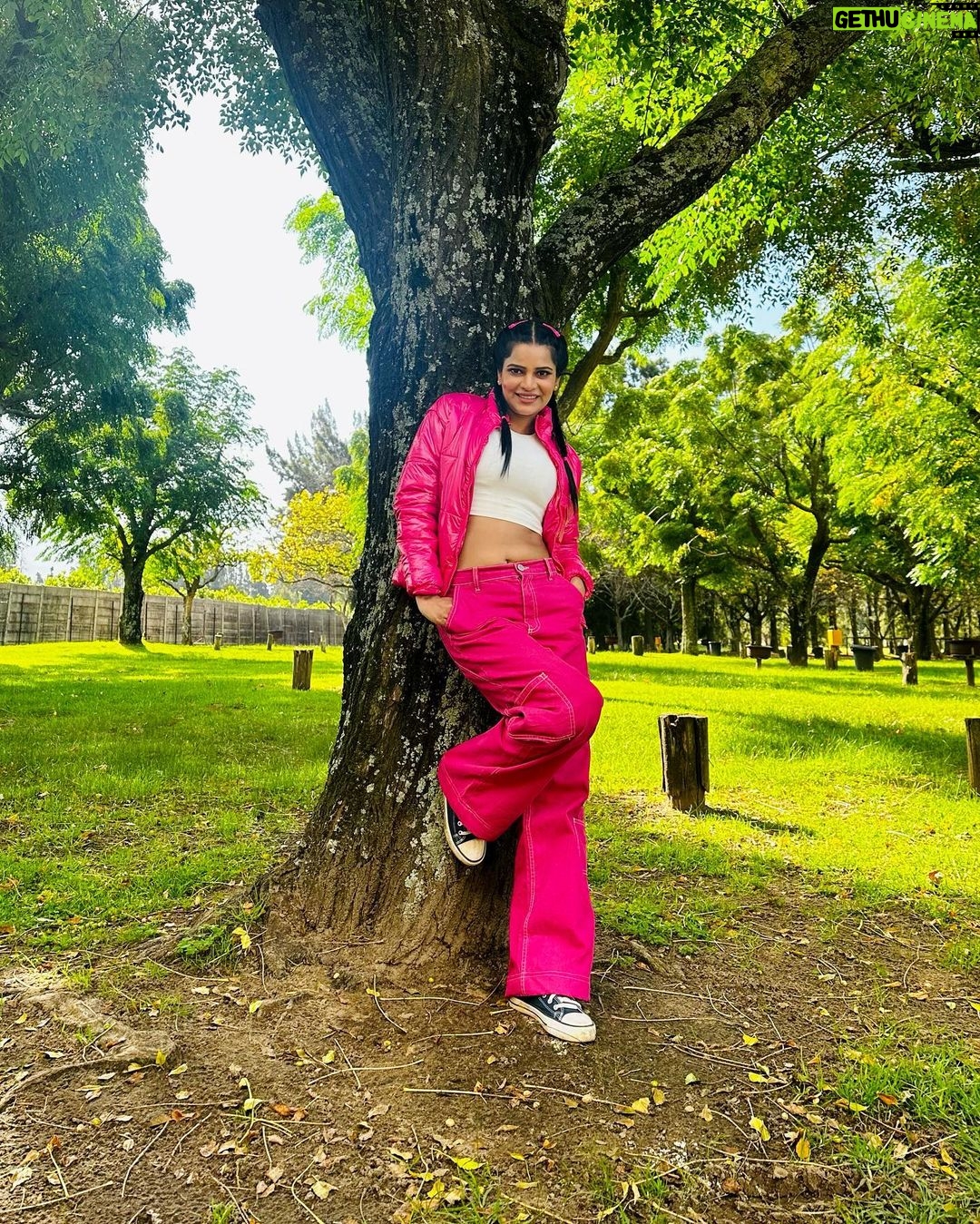 Archana Gautam Instagram - If you can dream it, YOU can do it. 💕💫 🥰⭐️ Styling @stylebysaachivj Team @sanzimehta777 #kkk #khatrokekhiladi #khatrokekhiladi13 #capetown #southafrica #woods #ic_trees #fantastic #trees #tree #branch #wood #treeporn #instanature #branches #nature #fashion #style #stylish #love #cute #photooftheday #nails #hair #beauty #beautiful #instagood South Africa