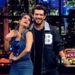 Archana Gautam Instagram - Archana-Arjun jab aaye saath toh hua entertainment multiply🤣 Dekhiye #EntertainmentKiRaatHousefull, 15 April se, roz raat 10 baje, sirf #Colors par. @rubinadilaik @punitjpathakofficial @haarshlimbachiyaa30 @arjunbijlani @sumbul_touqeer @shivthakare9 @archanagautamm